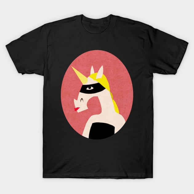 Masked Unicorn T-Shirt by Thatssounicorny